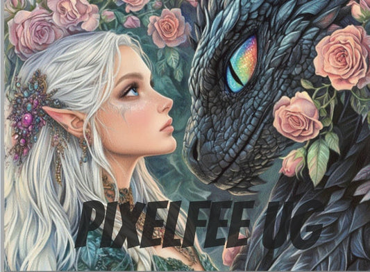 Pixelfee Diamond Painting Rainbow Eyes #1 von Sandrietta_ai