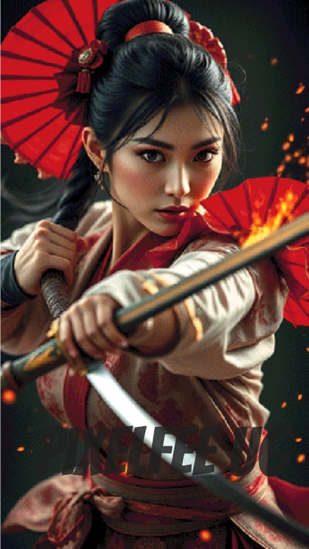 Pixelfee Diamond Painting Asian Grace #3 von Pears