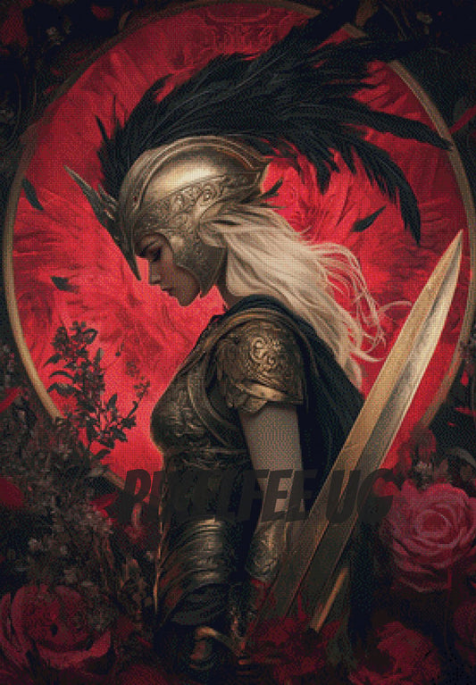 Pixelfee Diamond Painting Nymeria Blutlaub von Sandrietta_ai
