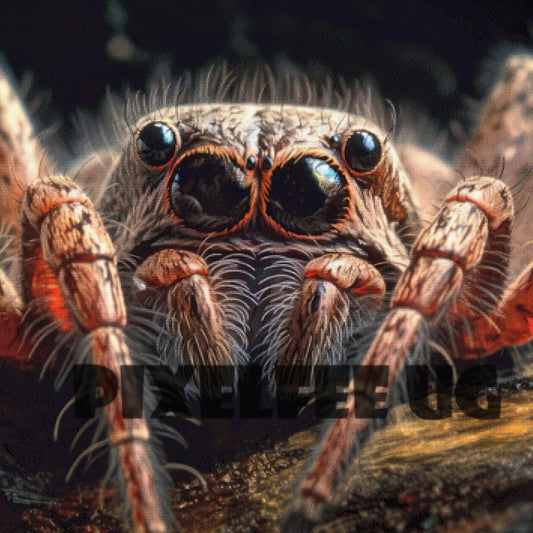 Pixelfee Diamond Painting Herr Spinne von Kreativköter