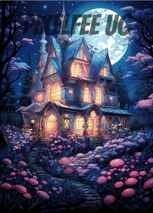 Pixelfee Diamond Painting House of Dreams von Morgana.fantasy.ai