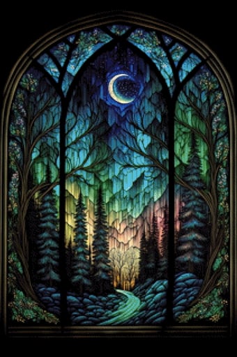 Pixelfee Diamond Painting WindowArt von Beep Boop Art