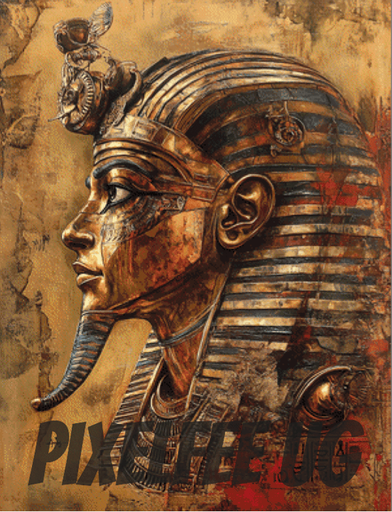 Pixelfee Diamond Painting Tutankhamun #2 von Kreativköter
