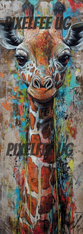 Pixelfee Diamond Painting Giraffe von Kreativköter
