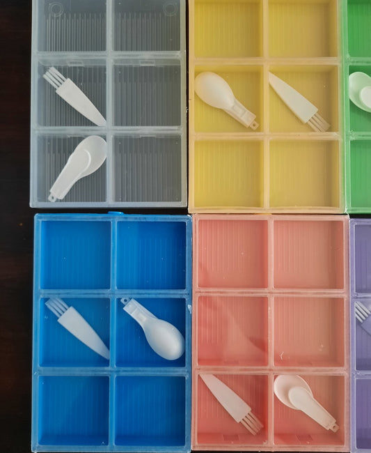 Praktisches Schiffchen Set in 6 Farben
