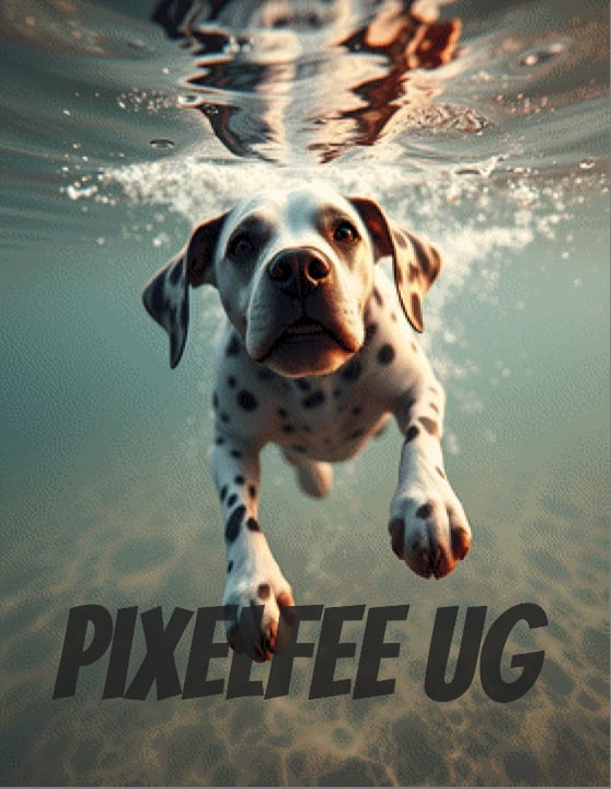 Pixelfee Diamond Painting Diving Dalmatian von Pears