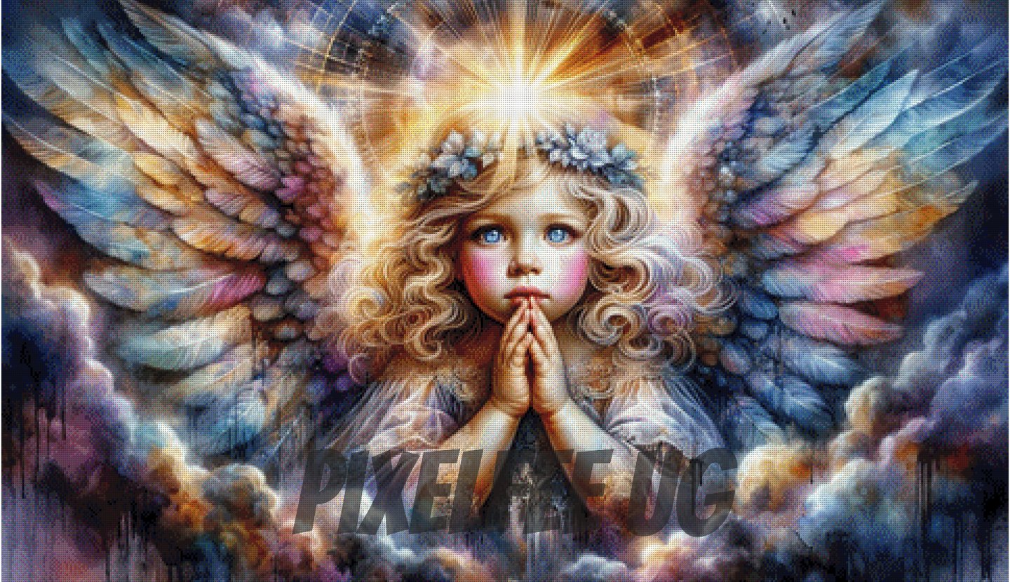 Pixelfee Diamond Painting Glaube-Liebe-Hoffnung von Tante Tati