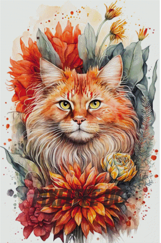 Pixelfee Diamond Painting Ginger von Bátor Gábor