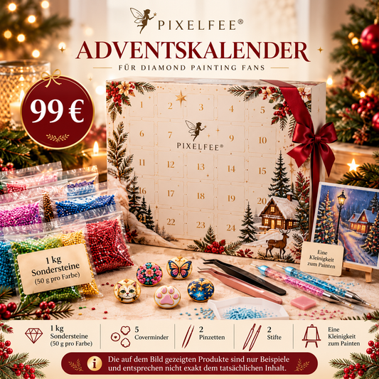 PixelFee Adventskalender für Diamond Painting Fans