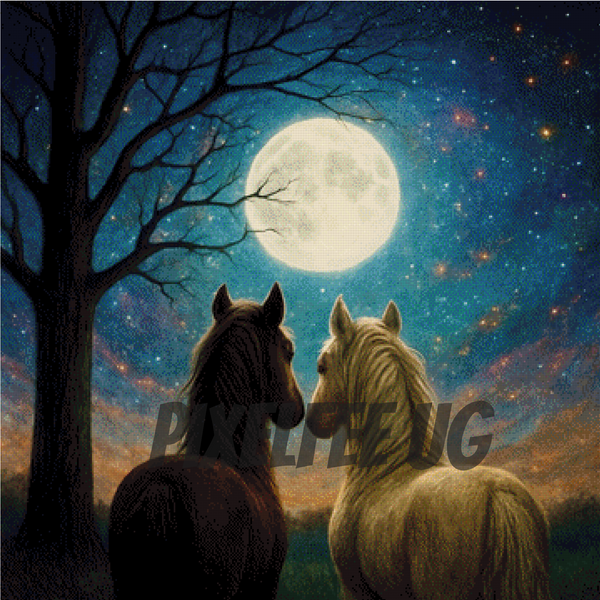 Pixelfee Diamond Painting Love At Midnight von Raven