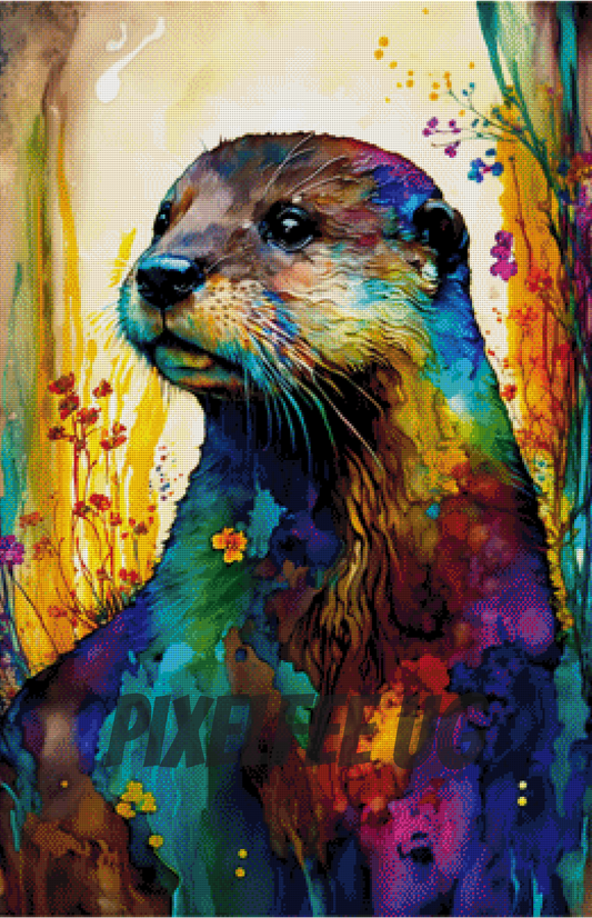 Pixelfee Diamond Painting Otterchen von Bátor Gábor