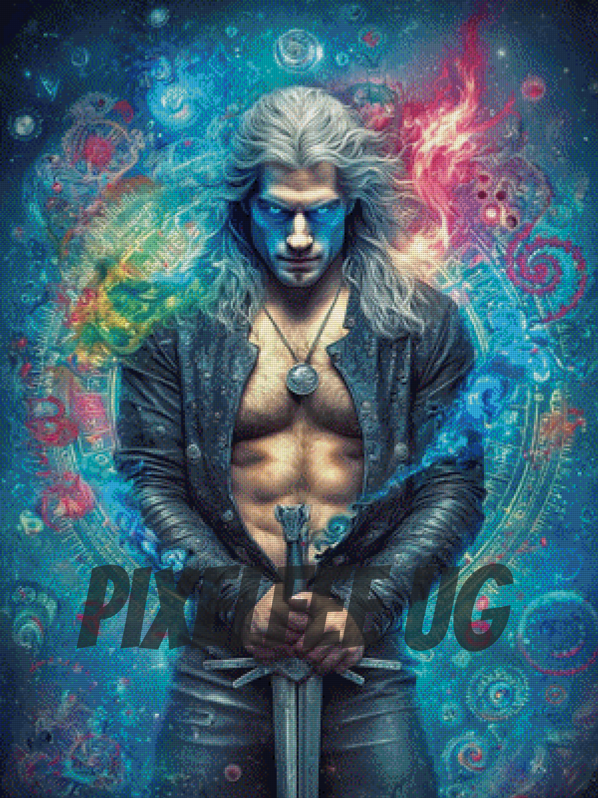 Pixelfee Diamond Painting Power Of Strength von LøMay