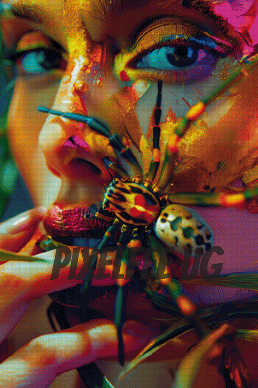 Pixelfee Diamond Painting Spider Girl von von ArtRosa