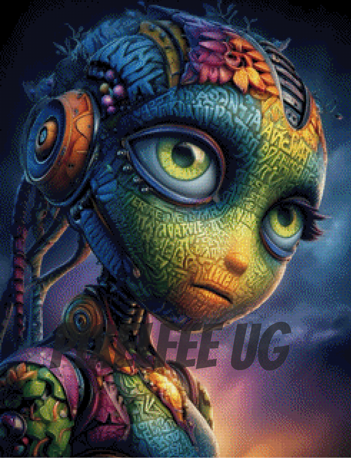 Pixelfee Diamond Painting Voyager From Outer Space von LøMay