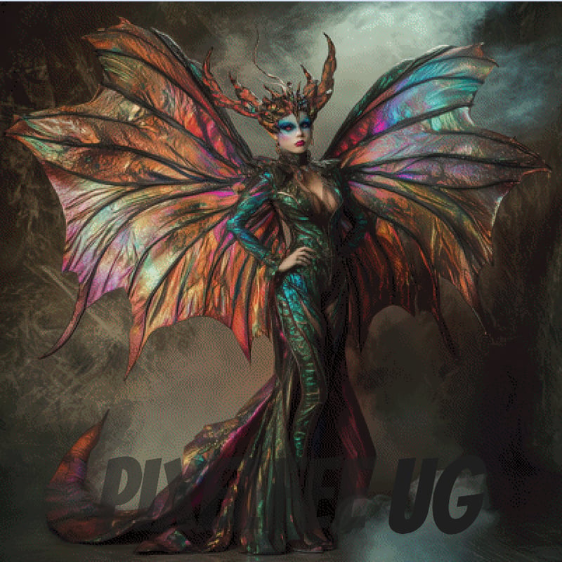 Pixelfee Diamond Painting UndergroundQueen von Kreativköter