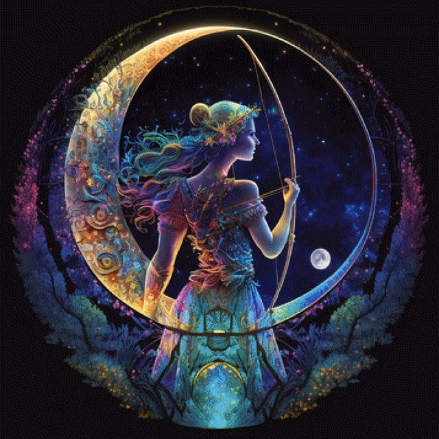Pixelfee Diamond Painting Artemis von Sandrietta_ai