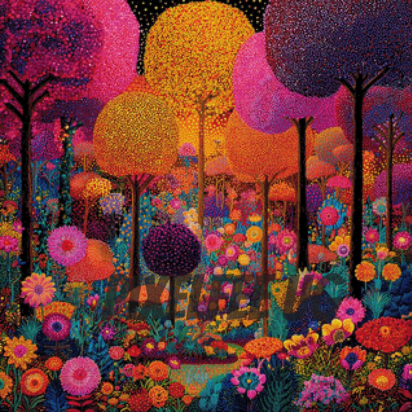 Pixelfee Diamond Painting Autumn Forest Fantasy von NeikaDesigns