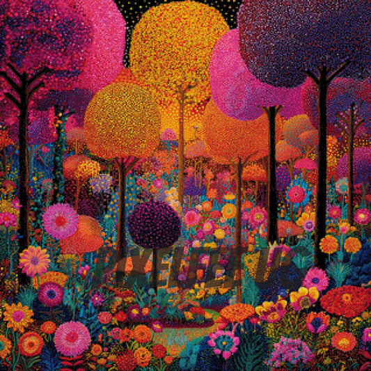 Pixelfee Diamond Painting Autumn Forest Fantasy von NeikaDesigns