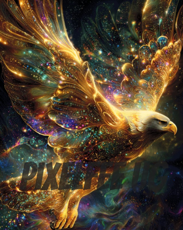 Pixelfee Diamond Painting majestic condor  von Kreativköter