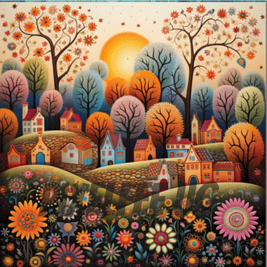 Pixelfee Diamond Painting SunRise von NeikaDesigns