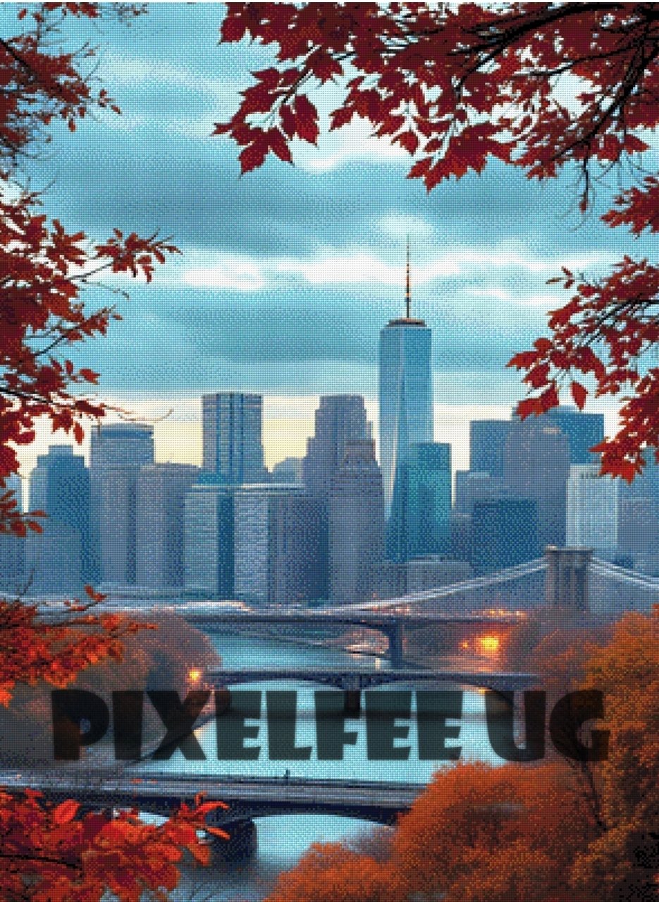 Pixelfee Diamond Painting Beautiful NY von Pears