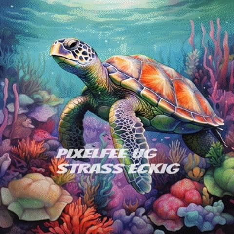 Pixelfee Diamond Painting Turtle 2 von Sandrietta_ai