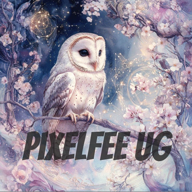 Pixelfee Diamond Painting Rose Owl von Sandrietta_ai