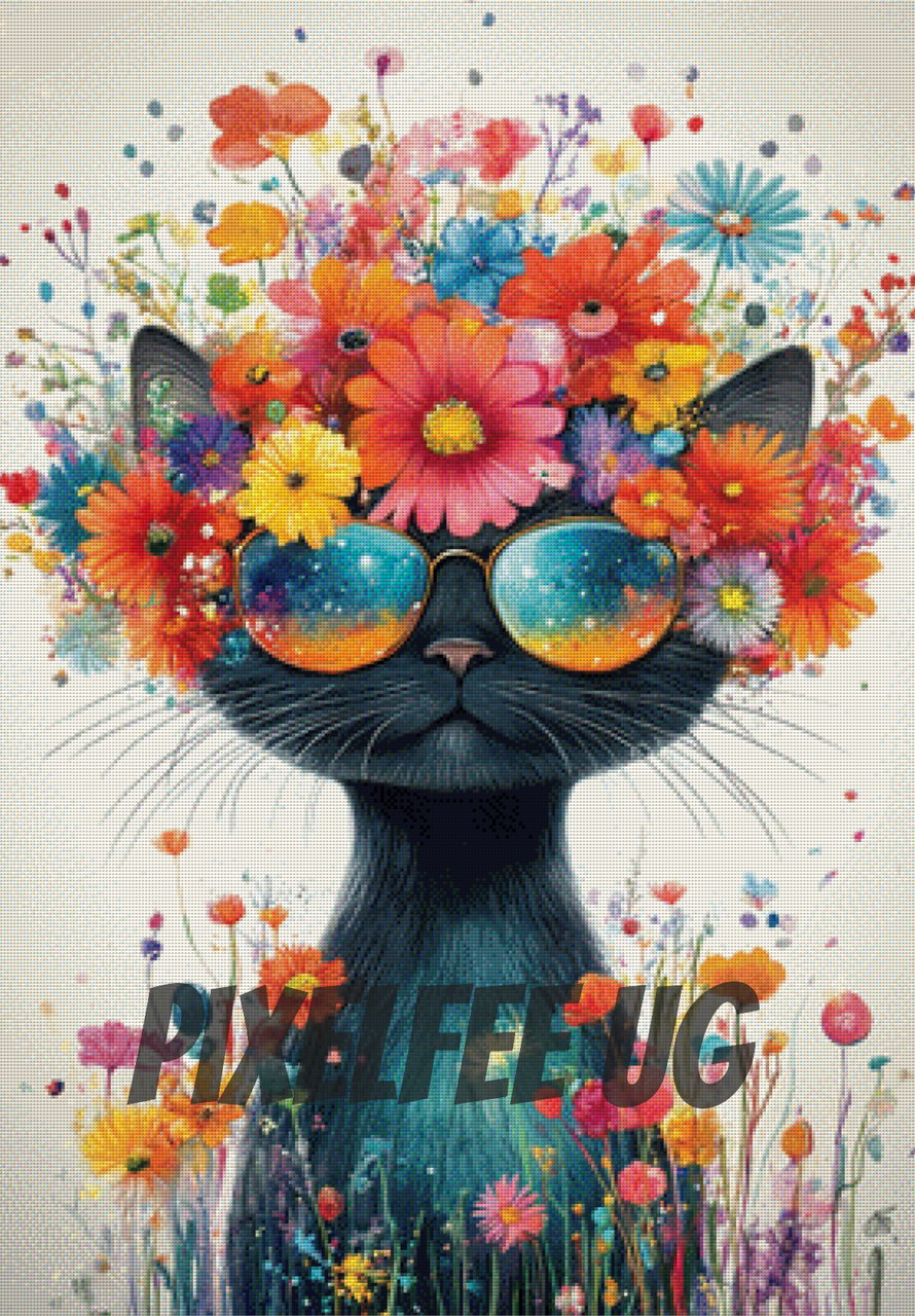 Pixelfee Diamond Painting Velvet Petals von nadaya_illustration_jp