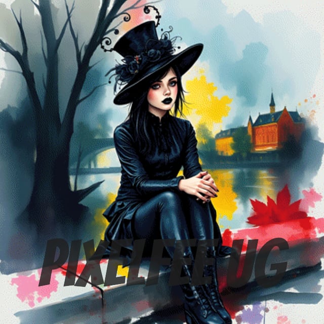 Pixelfee Diamond Painting Dark Lara #1 von Pears