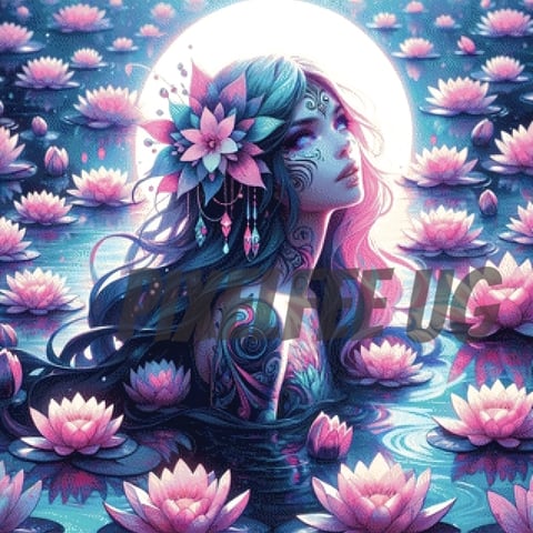 Pixelfee Diamond Painting Nymphe von Sandrietta_ai