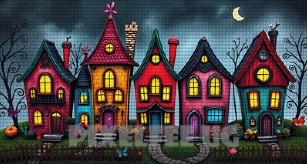 Pixelfee Diamond Painting DreamCity von Pears