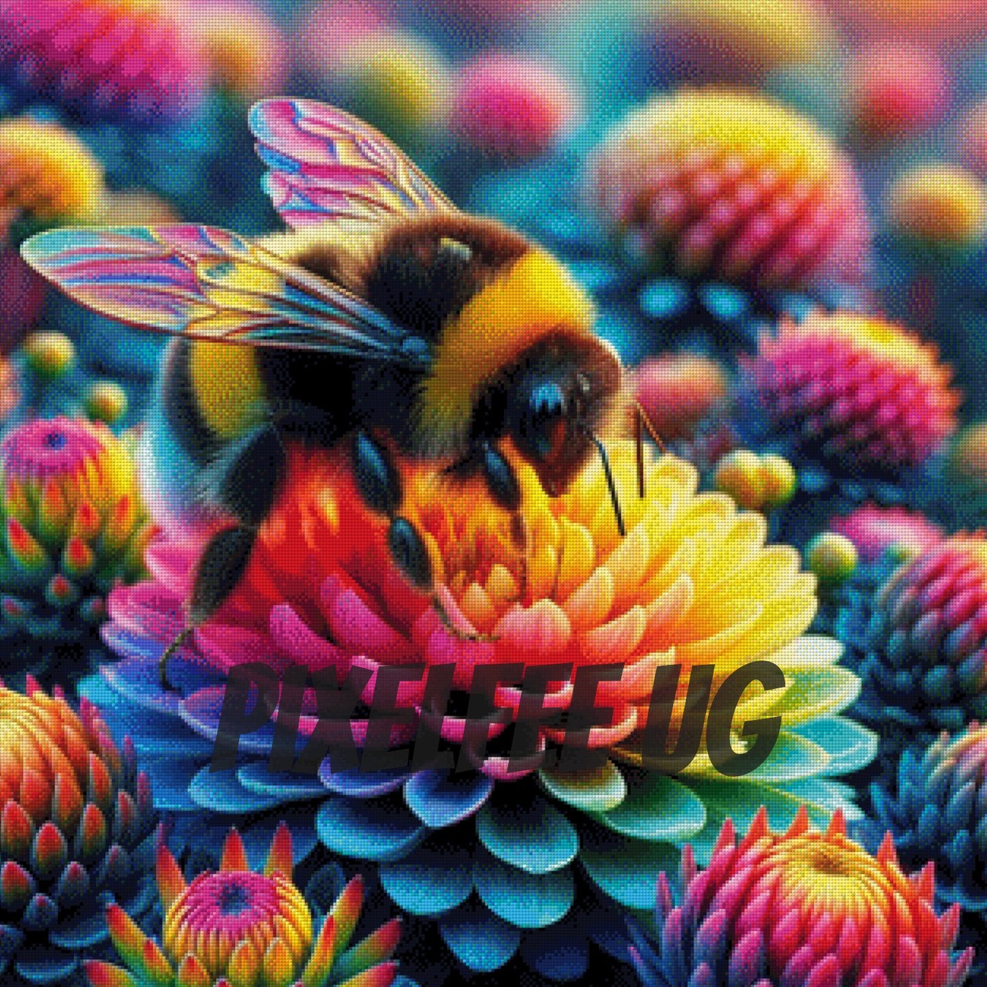 Pixelfee Diamond Painting Diligence #2 von Pears