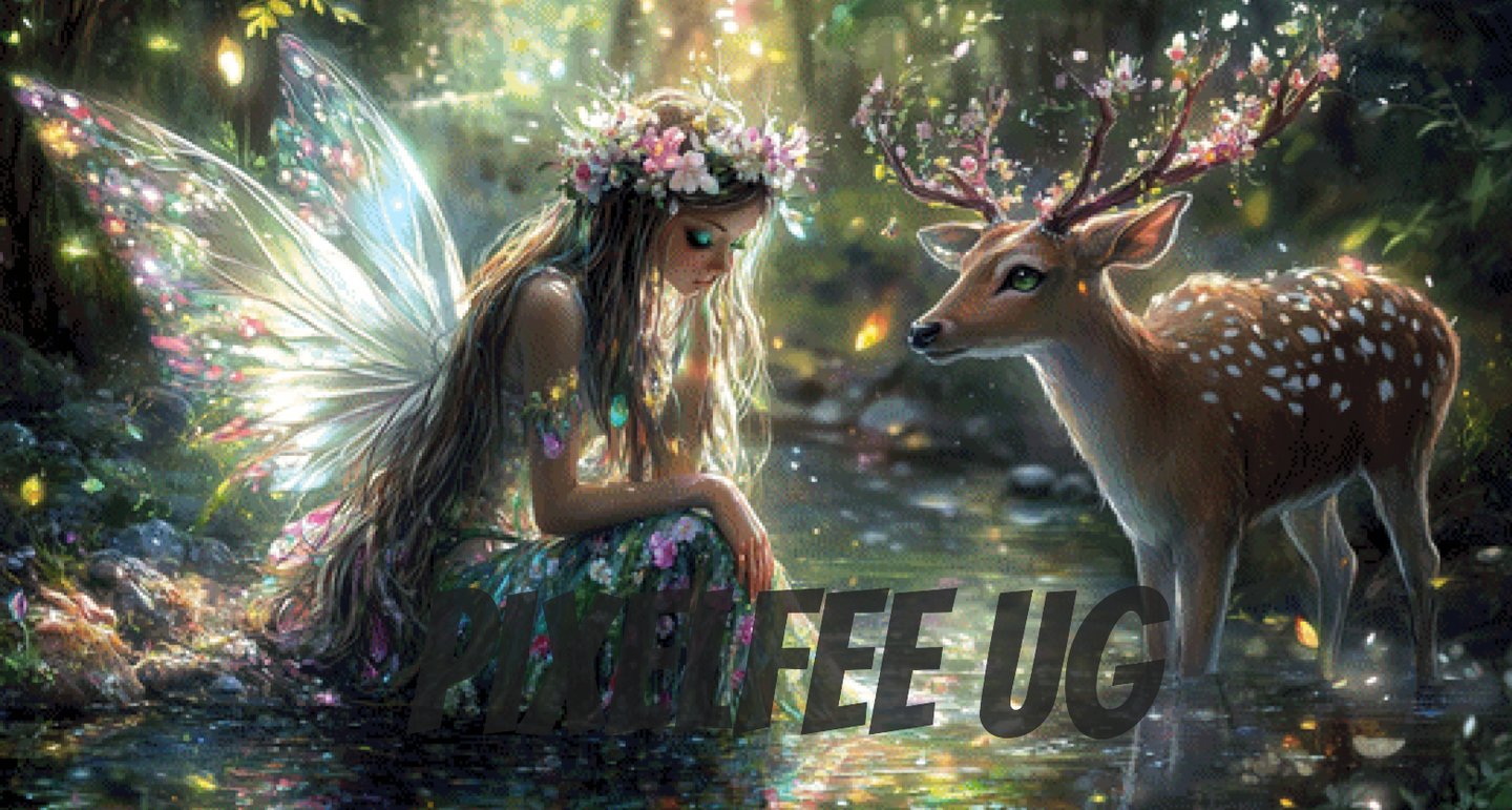Pixelfee Diamond Painting A quiet moment in the forest von Kreativköter