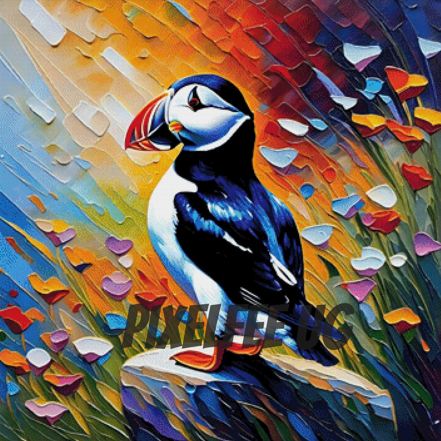 Pixelfee Diamond Painting PuffPuff von Kreativköter