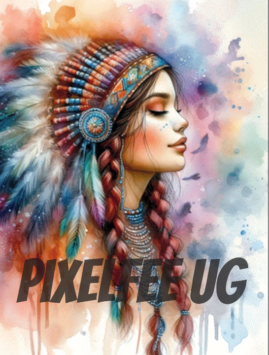 Pixelfee Diamond Painting Nilu von Kreativköter