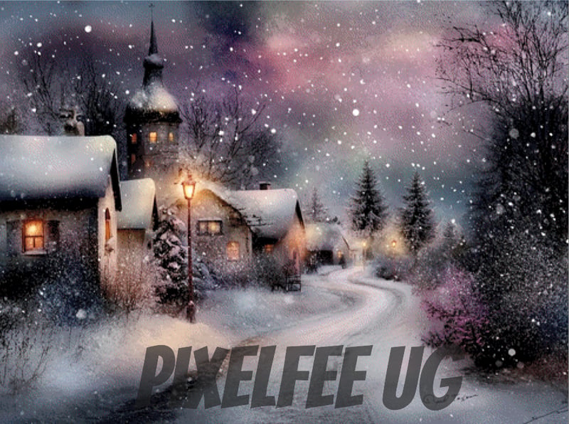 Pixelfee Diamond Painting Winterwonderland #1 von CaroFelicia