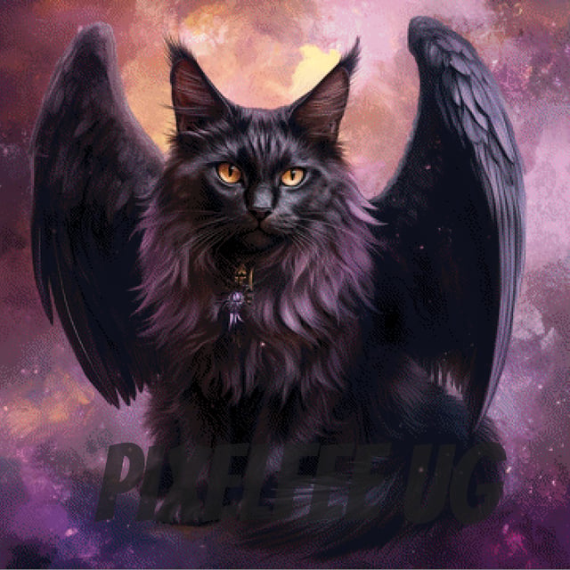 Pixelfee Diamond Painting BlackAngel von Kreativköter