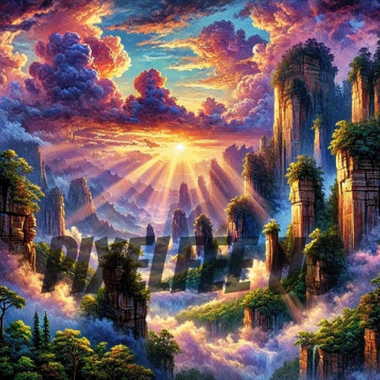 Pixelfee Diamond Painting Elysium #2 von Sandrietta_ai
