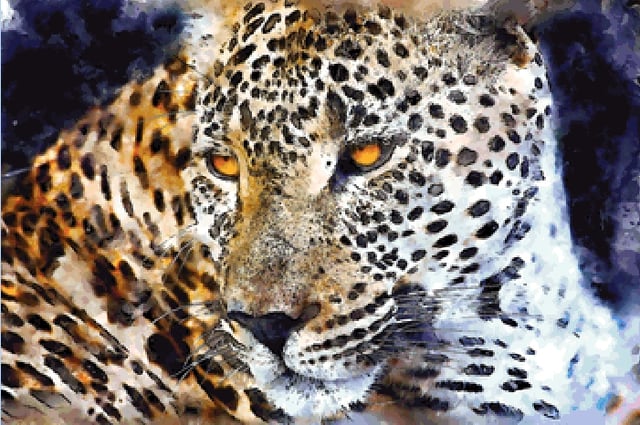 Pixelfee Diamond Painting Leopard