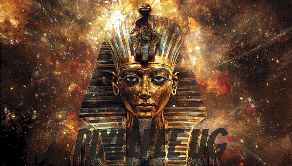 Pixelfee Diamond Painting Tutankhamun von Kreativköter