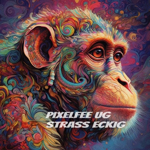 Pixelfee Diamond Painting Monkey von Sandrietta_ai
