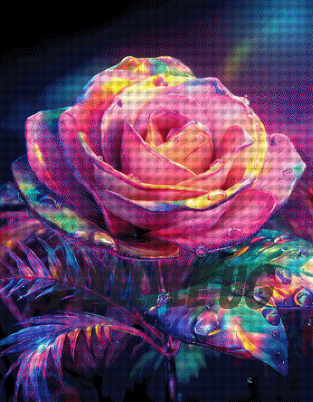Pixelfee Diamond Painting Colour Pop von Bex Ai