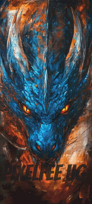 Pixelfee Diamond Painting Wächter von Kreativköter