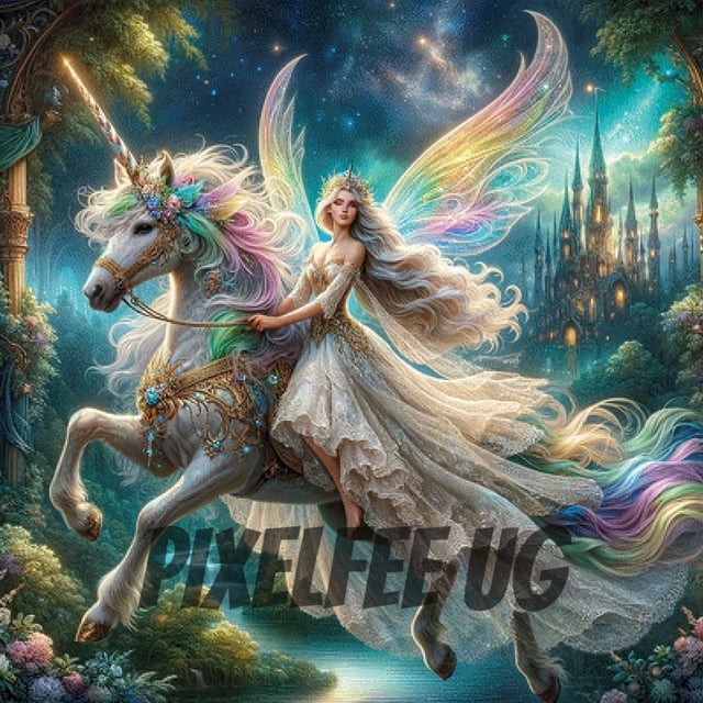 Pixelfee Diamond Painting Fairytale von Sandrietta_ai