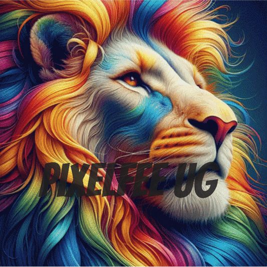 Pixelfee Diamond Painting Strong like a Lion von Pears