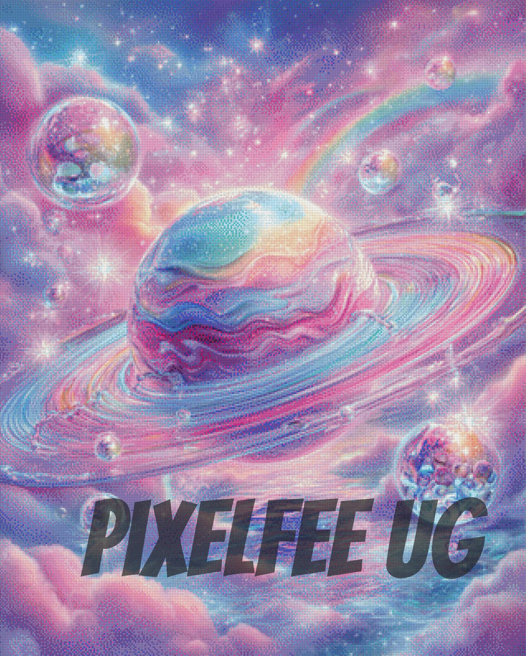 Pixelfee Diamond Painting Celestial Dream von Bex Ai