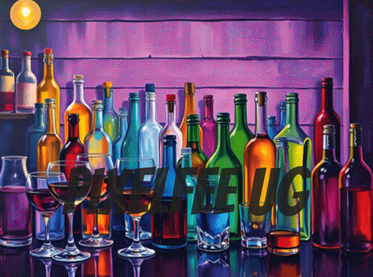 Pixelfee Diamond Painting Colored Glass #1 von Pears