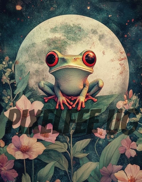 Pixelfee Diamond Painting GuckGuck von Sandrietta_ai