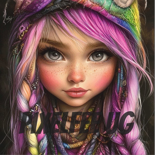 Pixelfee Diamond Painting Mia von CaroFelicia
