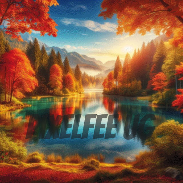Pixelfee Diamond Painting Herbst von Pears